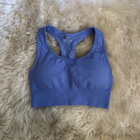 Seamless Racer Back Sports Bra & Sports Leggings Set - Picture 4 of 5